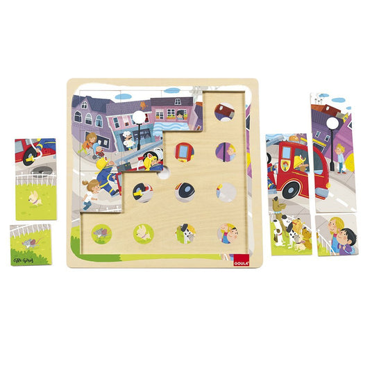 Goula - Puzzle Camión de Bomberos