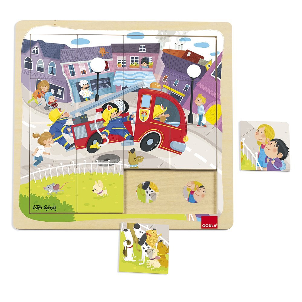Goula - Puzzle Camión de Bomberos