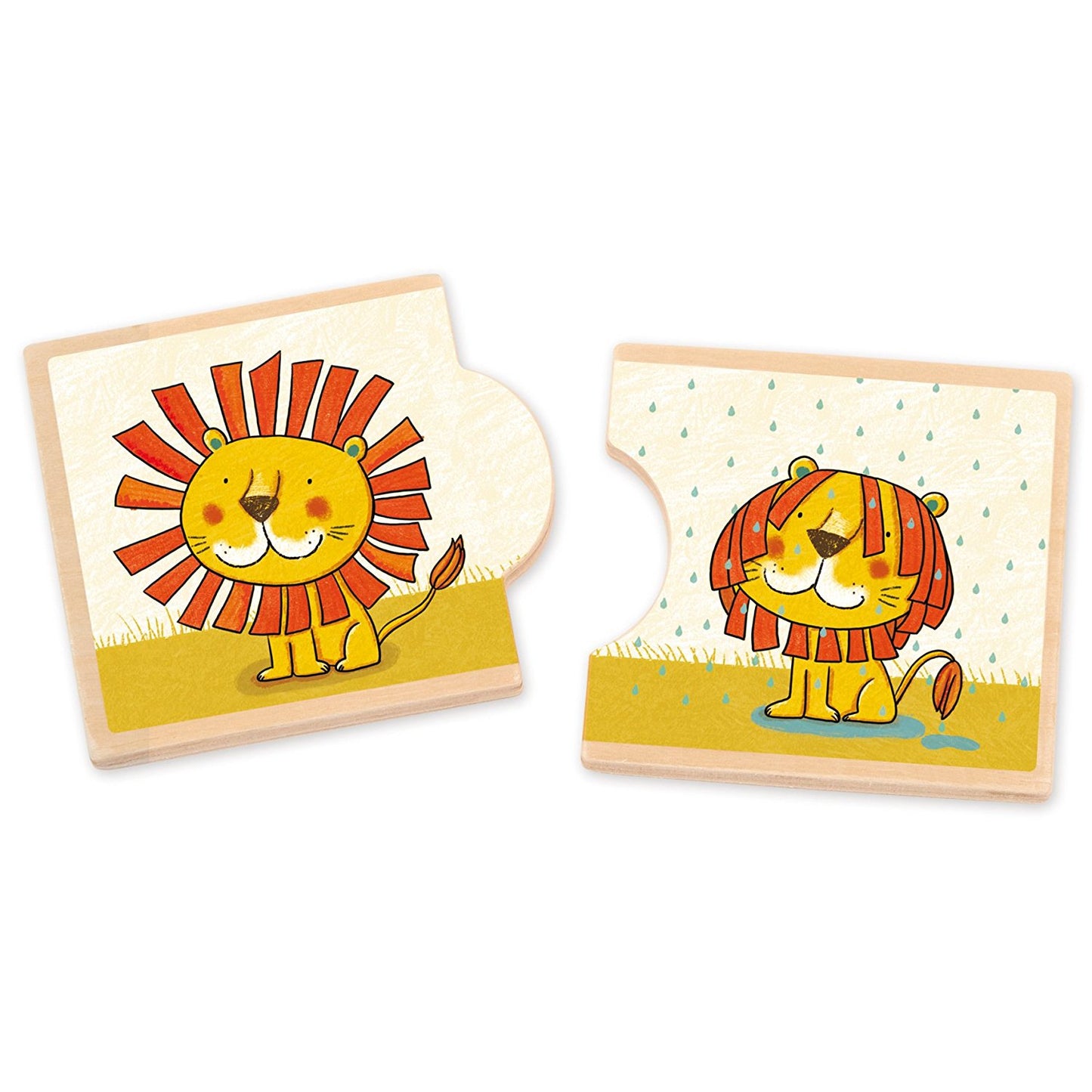 Goula - Opposites Jungle Animals Puzzle