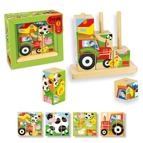Goula - Farm Cubic Puzzle