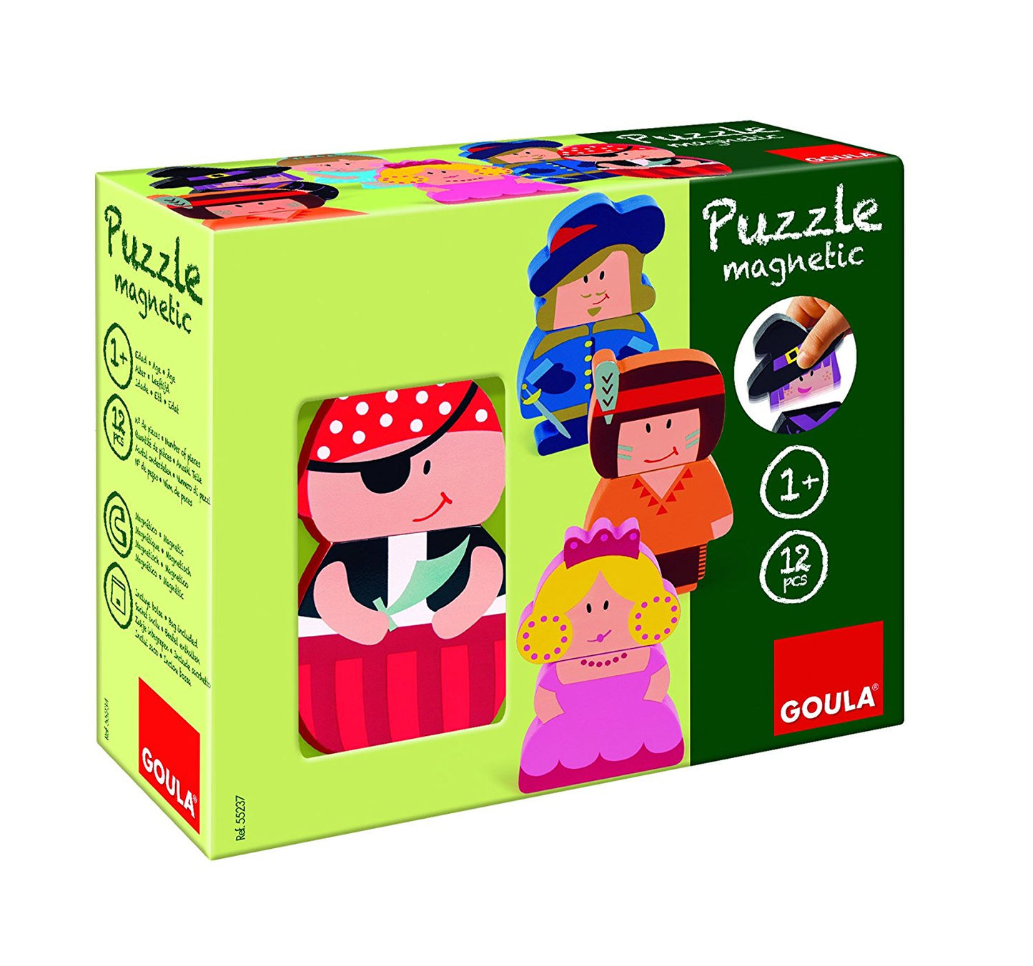 Goula - Puzzle Personajes magnéticos
