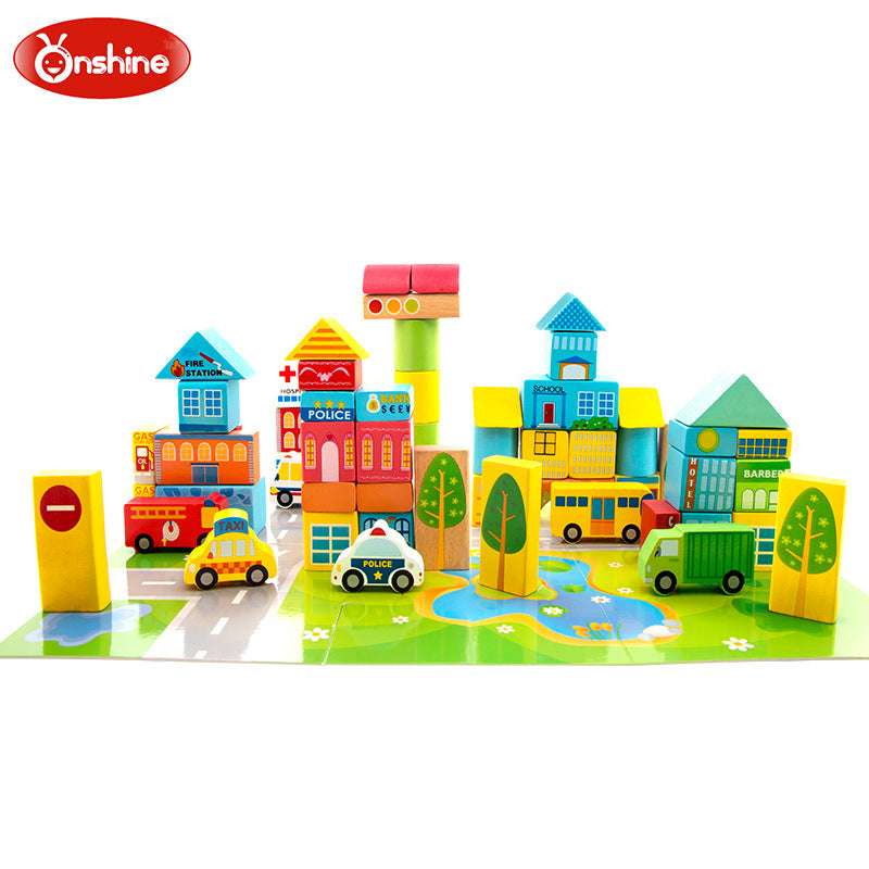 Onshine Municipal Transportation Blocks (62 pcs)