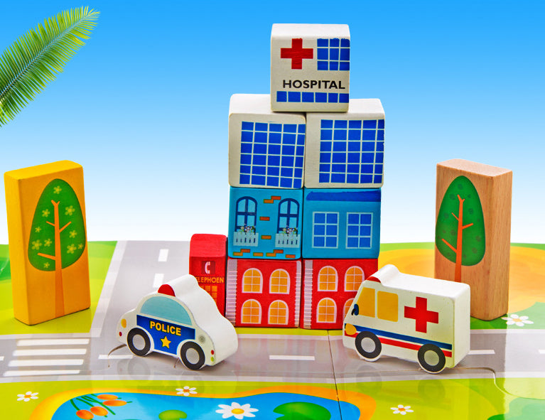 Onshine Municipal Transportation Blocks (62 pcs)