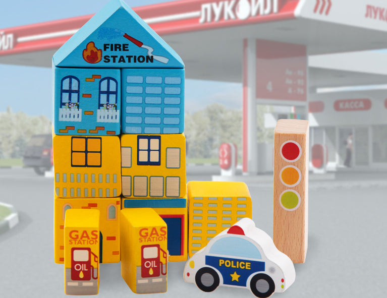 Onshine Municipal Transportation Blocks (62 pcs)