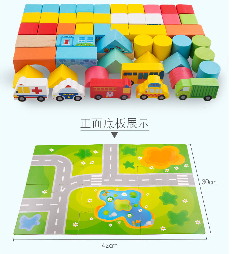 Onshine Municipal Transportation Blocks (62 pcs)