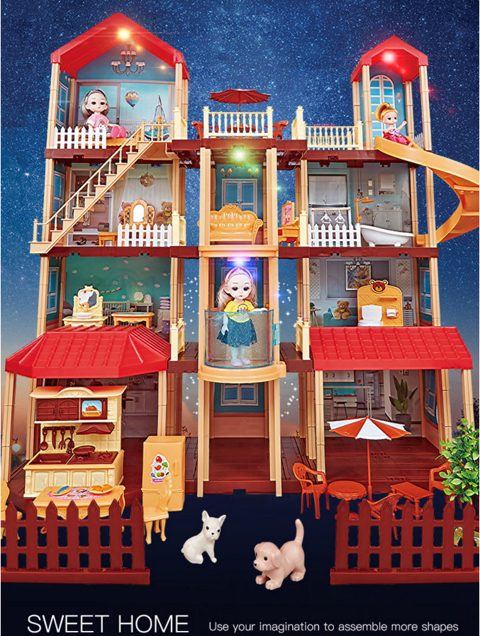 Princess doll house with Light