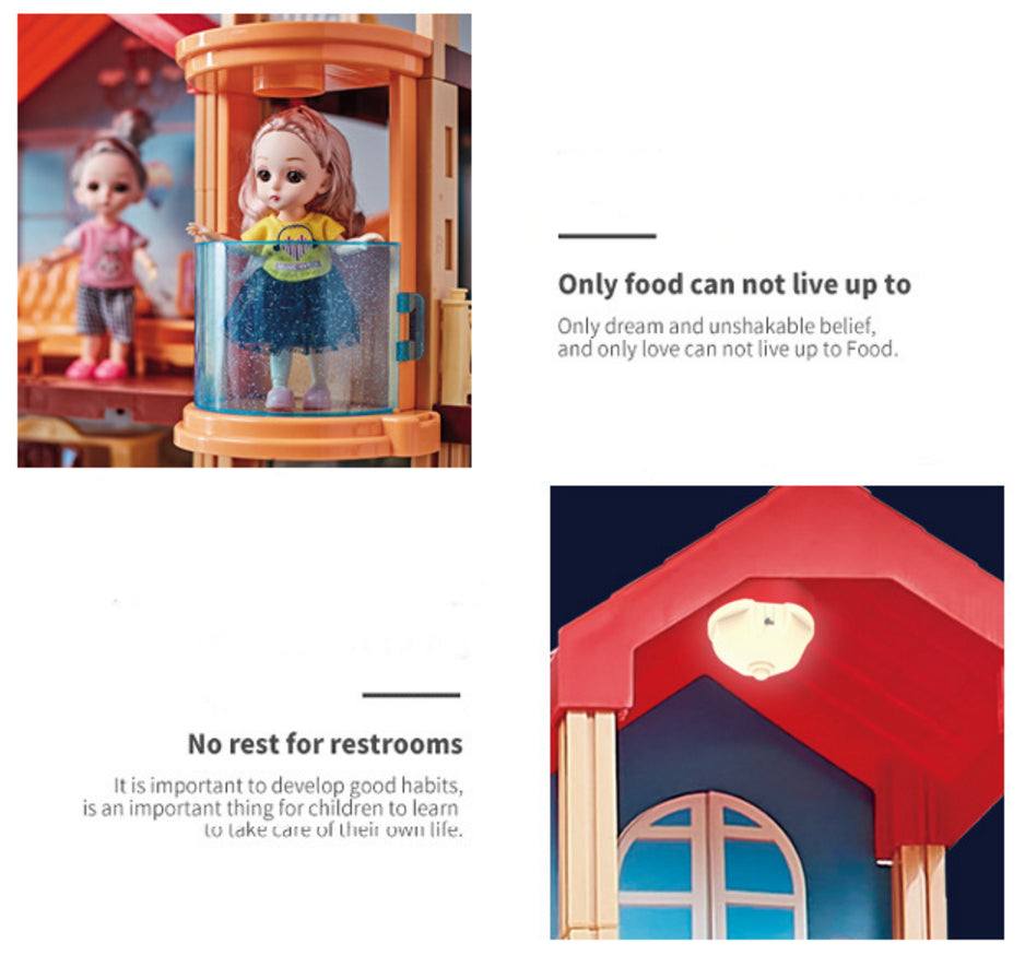 Princess doll house with Light