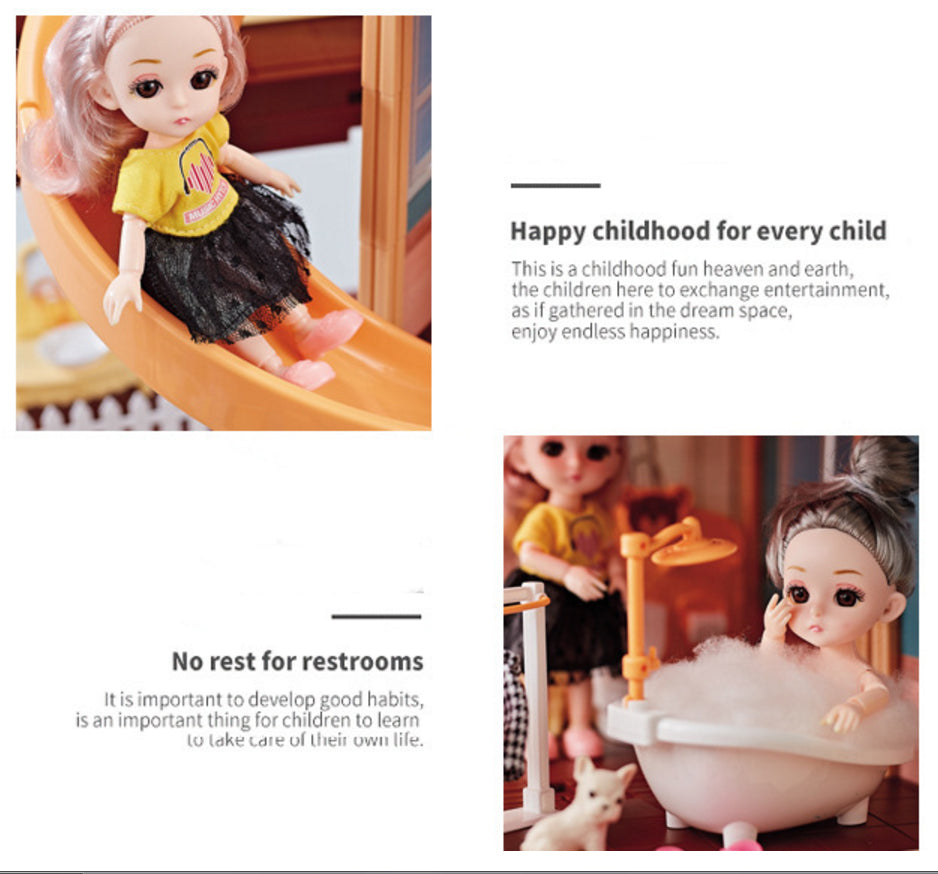 Princess doll house with Light