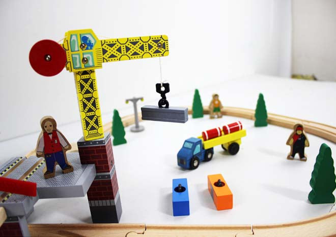 70PCS Construction Train Set B
