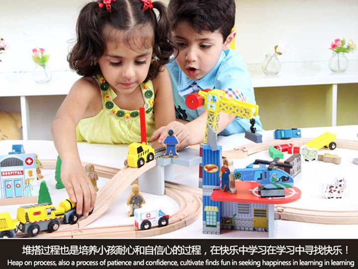 70PCS Construction Train Set B