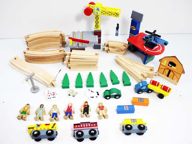70PCS Construction Train Set B