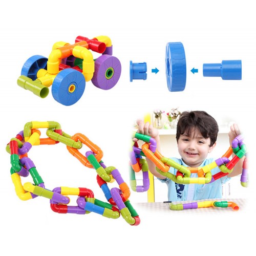 Onshine water pipe plug match building blocks (72pcs)