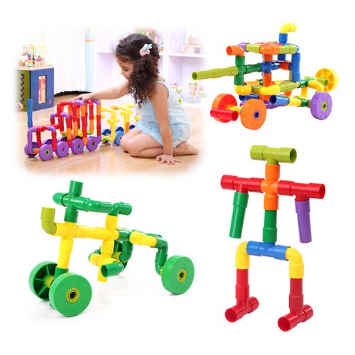 Onshine water pipe plug match building blocks (72pcs)