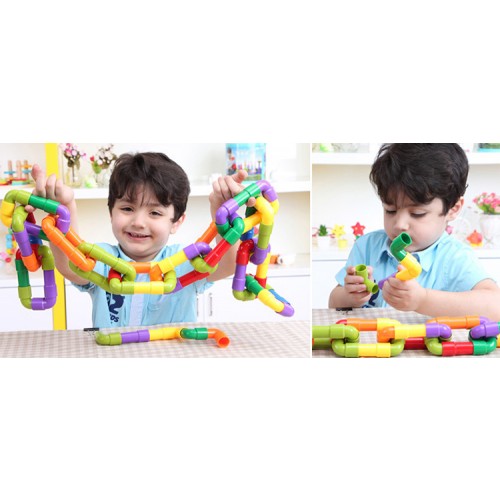 Onshine water pipe plug match building blocks (72pcs)