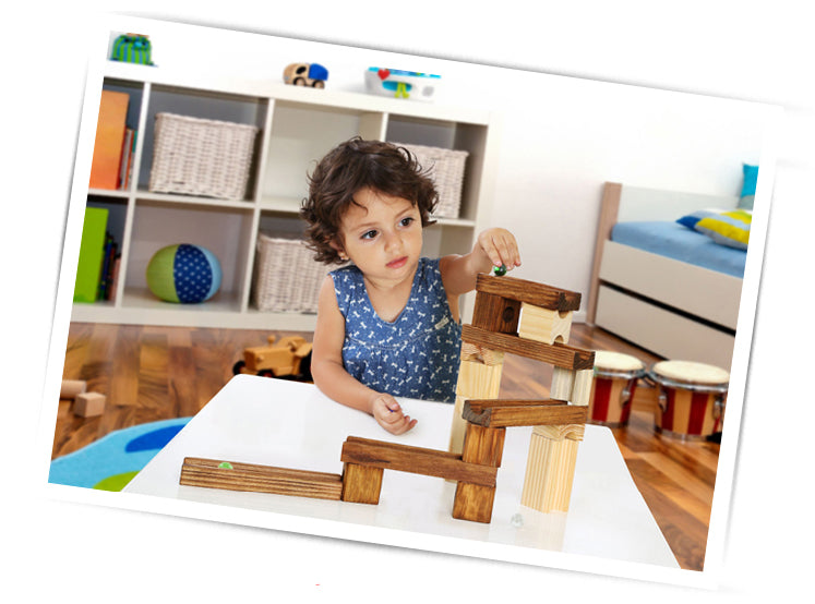 Onshine - Wooden Marbles Building