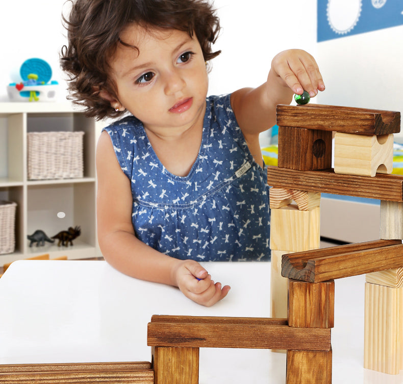 Onshine - Wooden Marbles Building