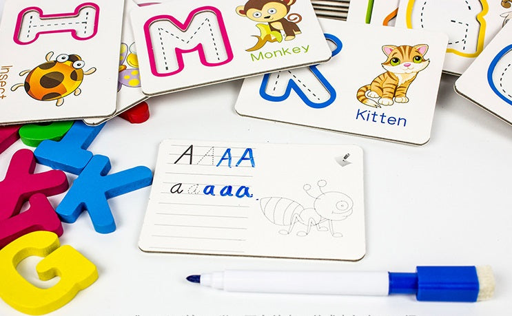 English Letter Learning Card