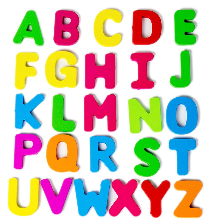 English Letter Learning Card