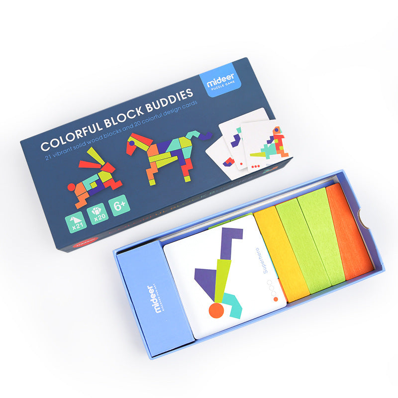 Mideer Colorful Block Buddies