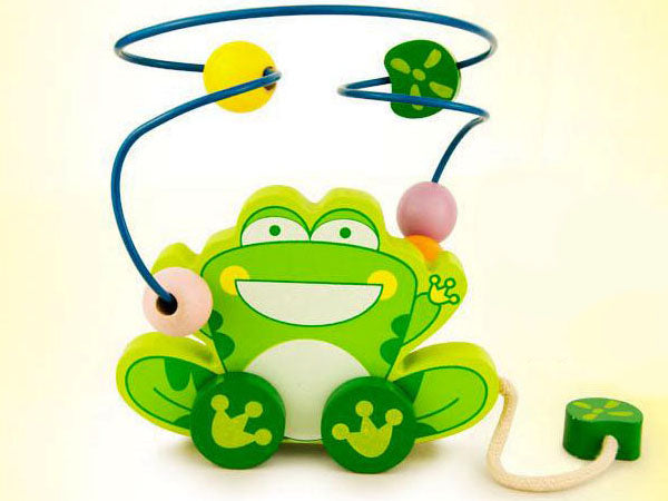 Happy Frog Pull Bead Car