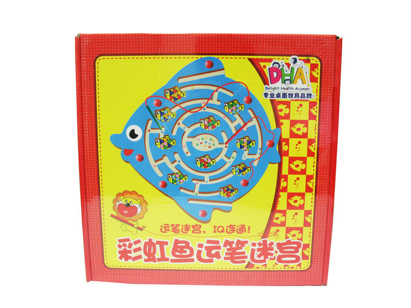 Rainbow Fish Magnetic Pen Maze