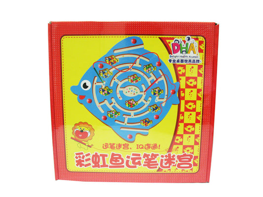 彩虹魚磁力筆迷宮