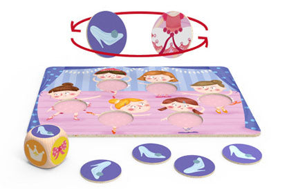 Pinwheel Dice Memory Game For Girl