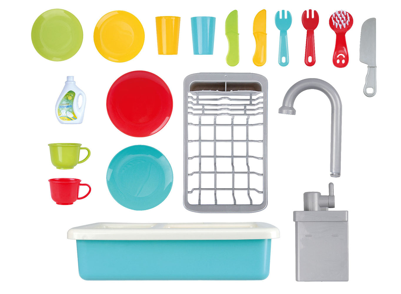 PLAYGO - Wash-Up Kitchen Sink B-O(20 PCS)