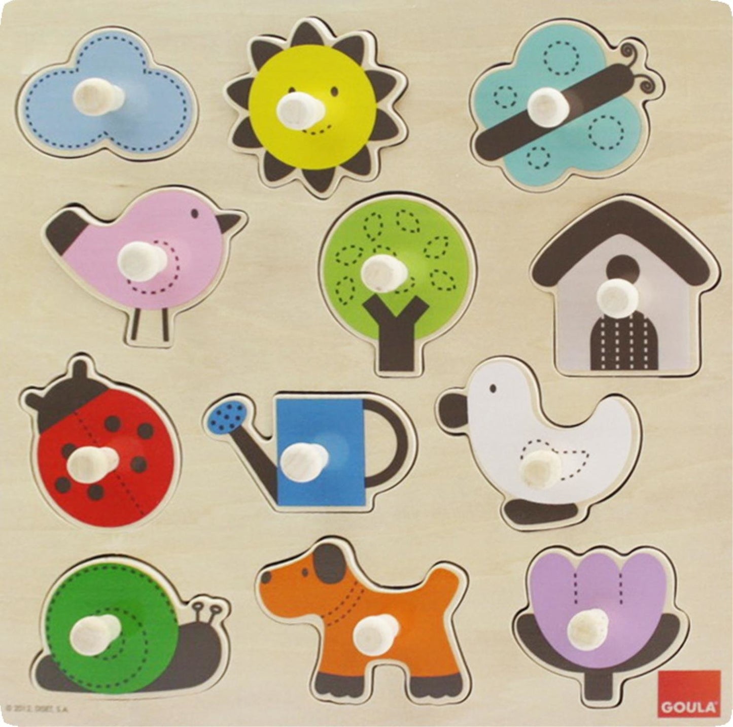 Goula - Countryside Silhouette Puzzle