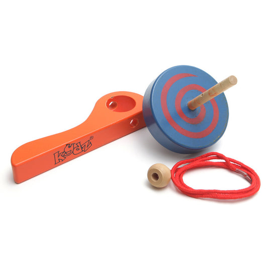 Wooden Top spinning