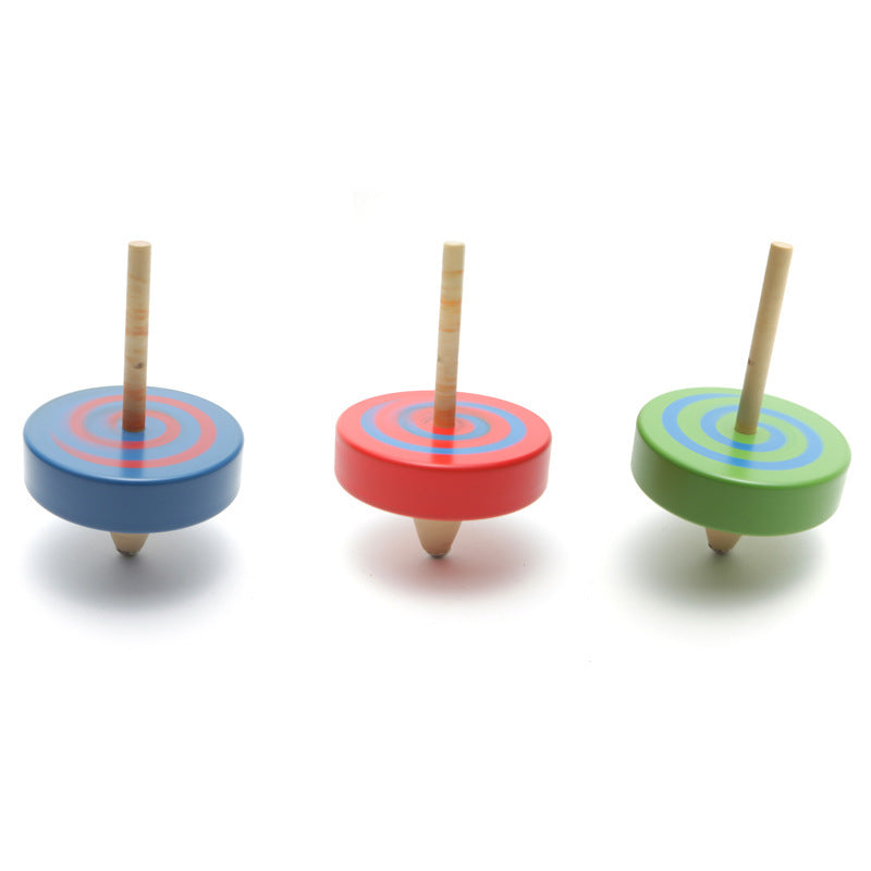 Wooden Top spinning