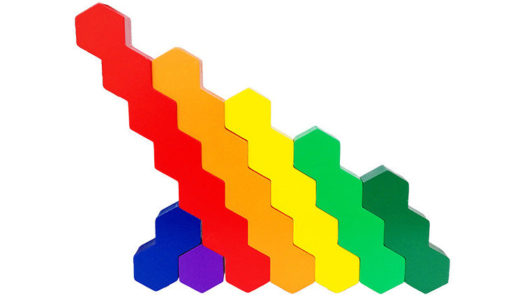 Wooden Hexagonal Blocks