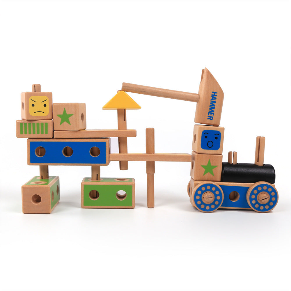 Wooden Hammer Building Set