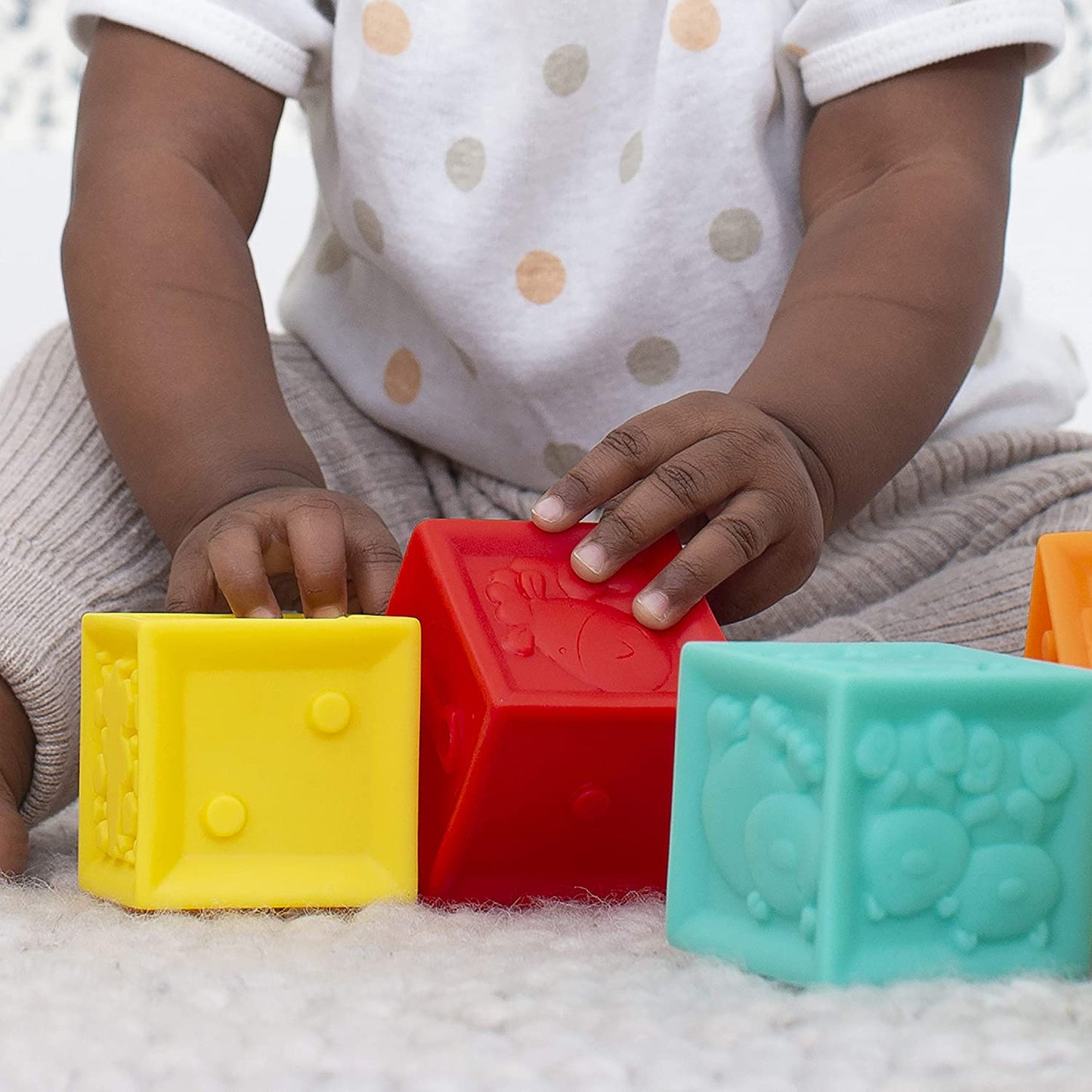 Infantino Squeeze and Stack Block Set