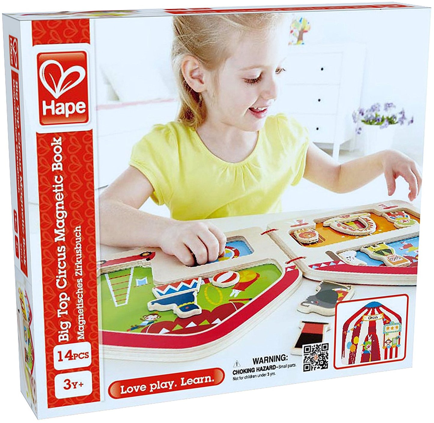 Hape - Big Top Circus Magnetic Book