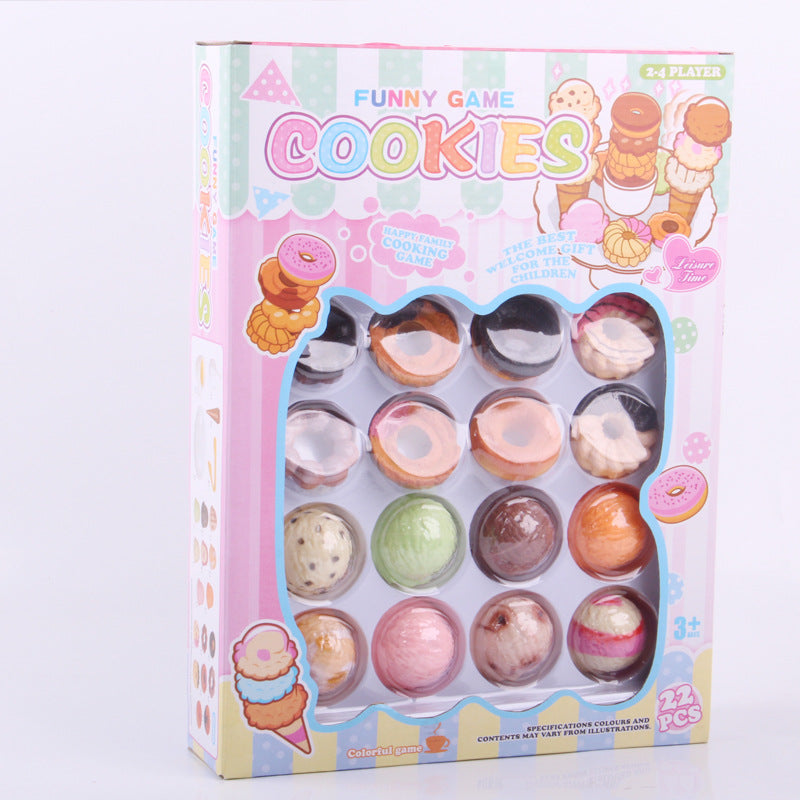 Stacking Funny Game Cookies and ice-cream