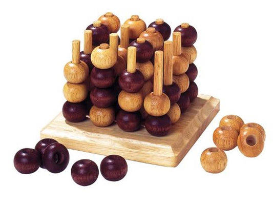 實木 3D 井字棋