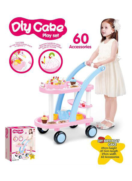 DIY cake party stroller set