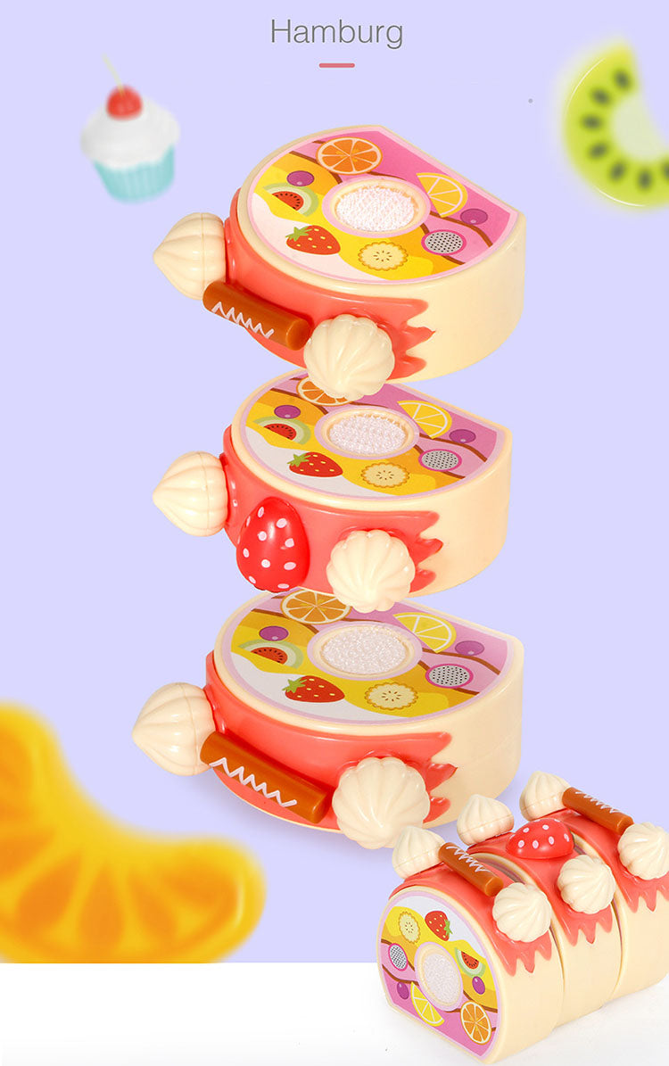 DIY Birthday Cake with music candle (82pcs)