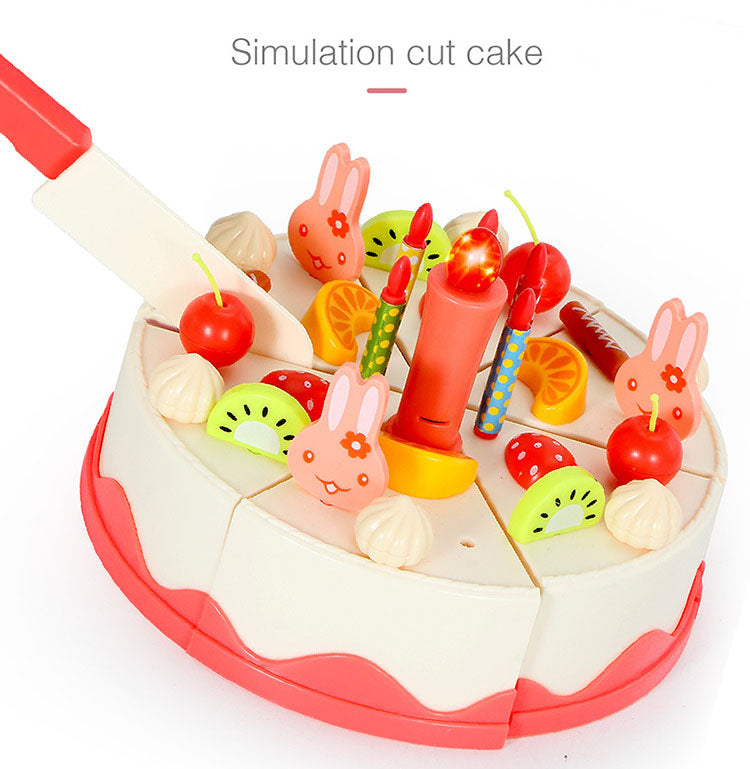 DIY Birthday Cake with music candle (82pcs)