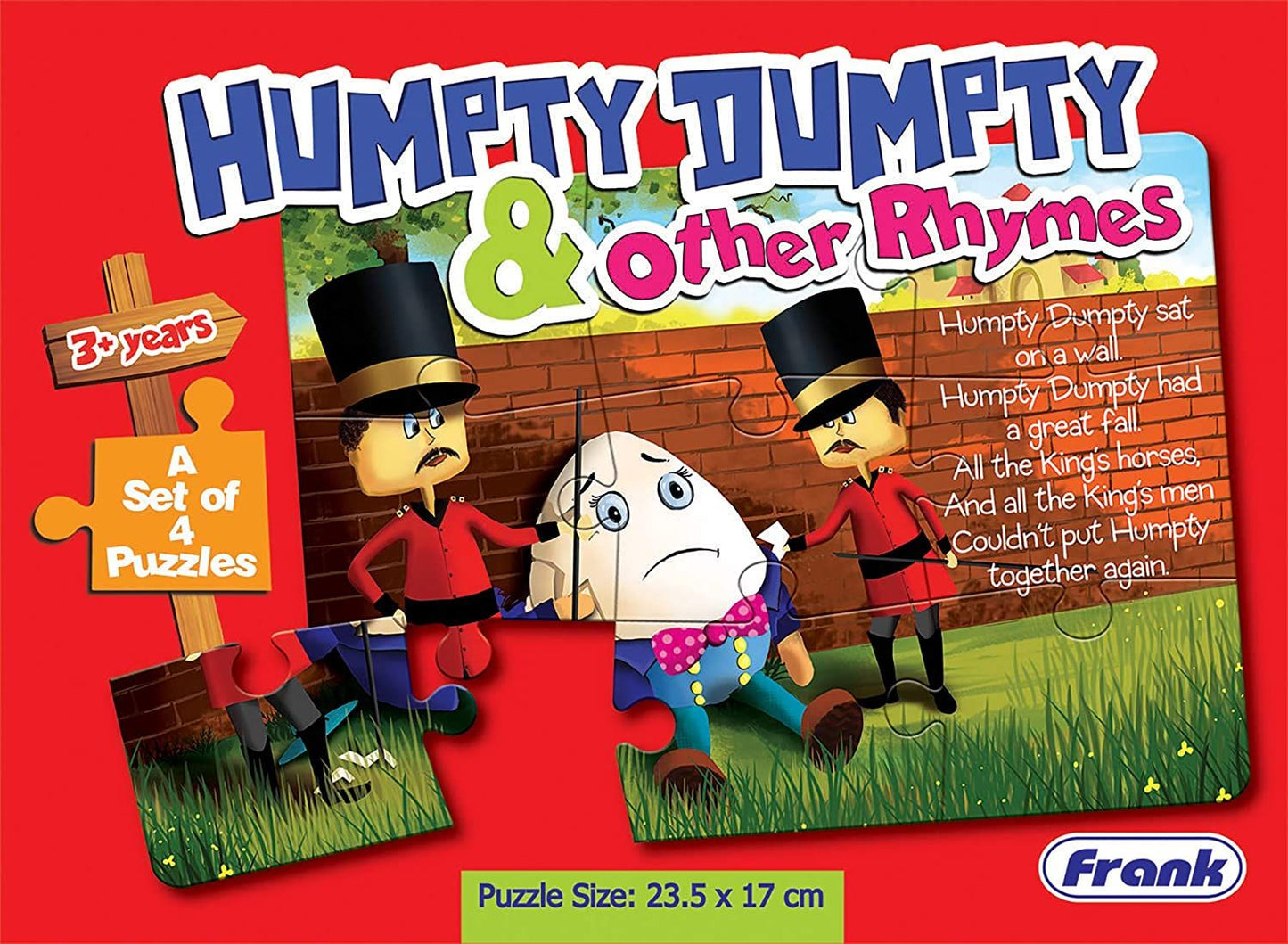 Frank Humpty Dumpty & Other Rhymes (set of 4) Jigsaw Puzzles
