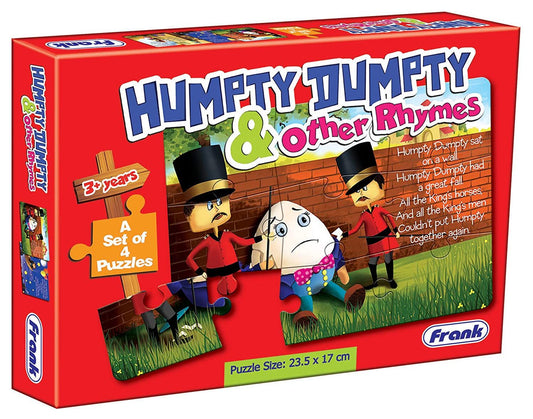 Frank Humpty Dumpty &amp; Other Rhymes（4 件組）拼圖