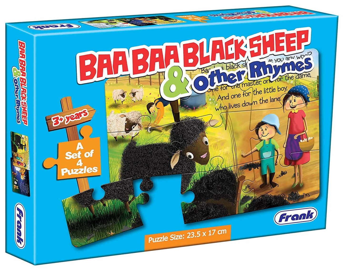 Frank Baa Baa 黑羊拼圖 4 件套