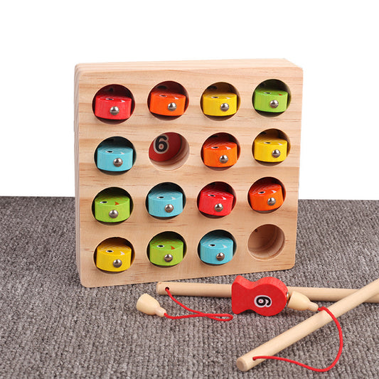 Wooden Magnetic Fishing Game