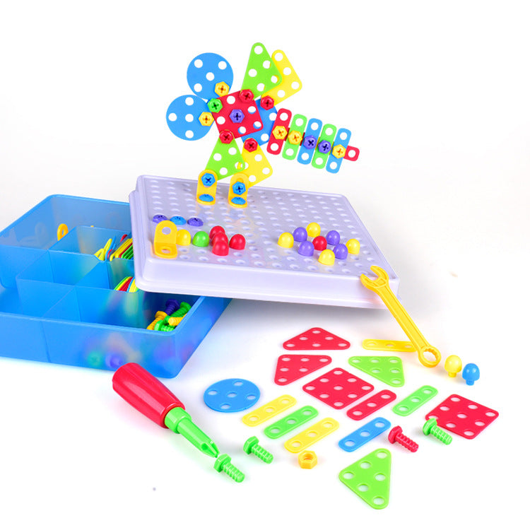 DIY 4 in 1 Creative Puzzle (design and drill) 193pcs