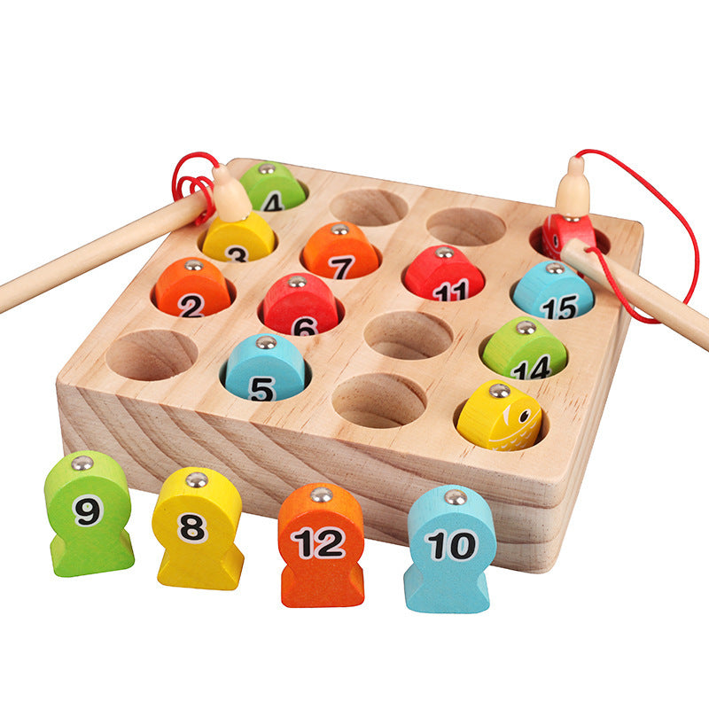 Wooden Magnetic Fishing Game