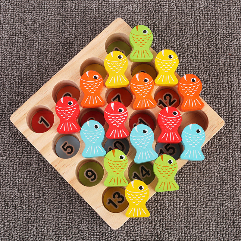 Wooden Magnetic Fishing Game