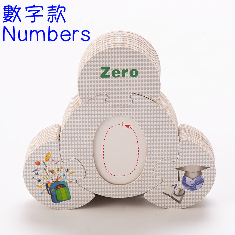 數字和字母學習匹配卡