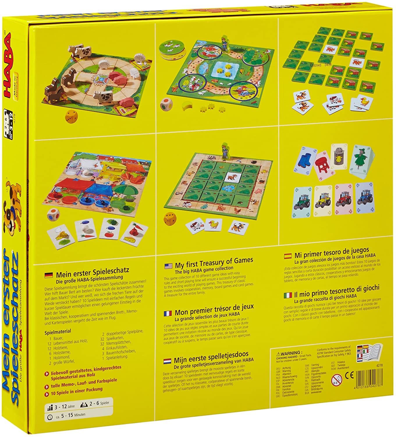 Haba - Mein erster Spieleschatz (10 in 1)