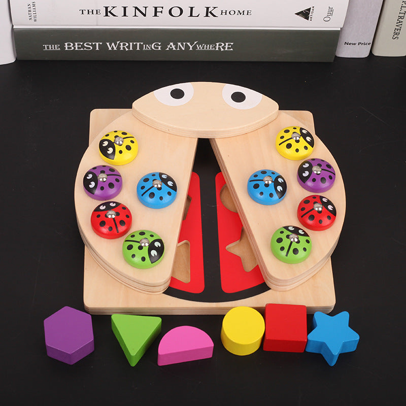 Wooden Magnetic Fishing Game Set